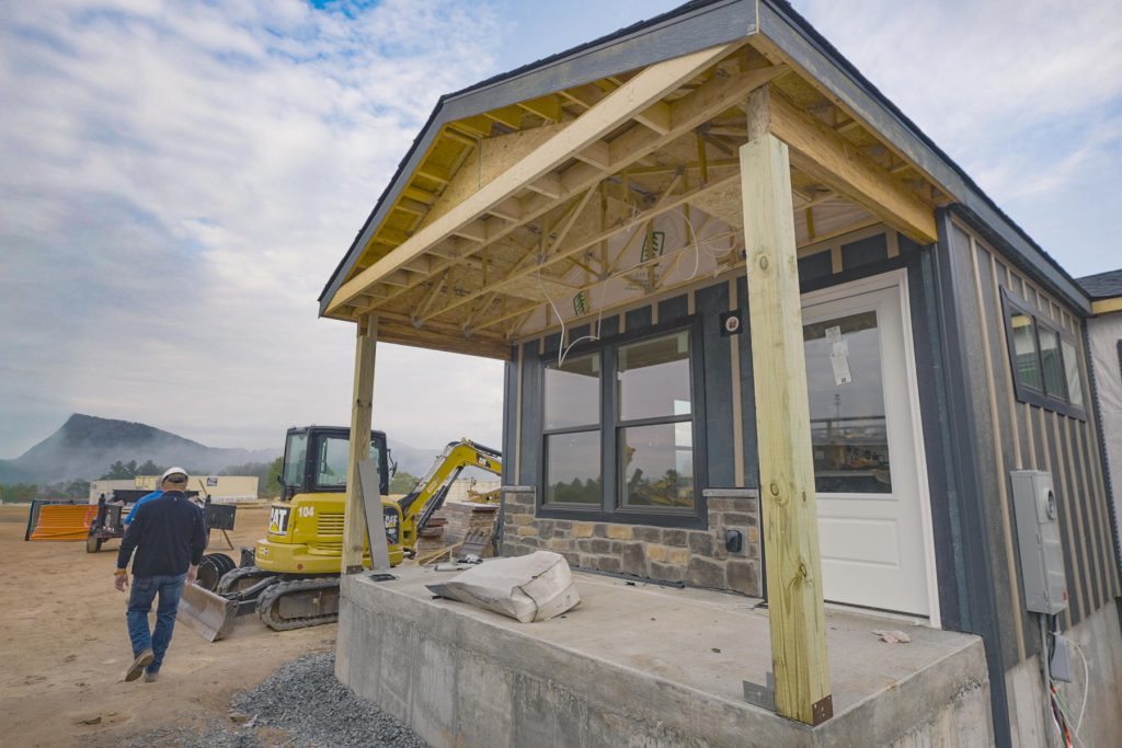 A Blue Haven home under construction
